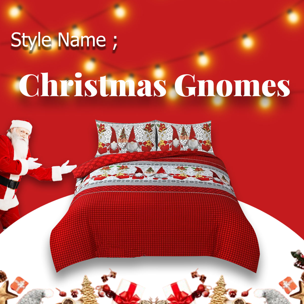 Limited Edition 3D Christmas Duvet Set | Festive, Cozy & Reversible - Cotton Haven