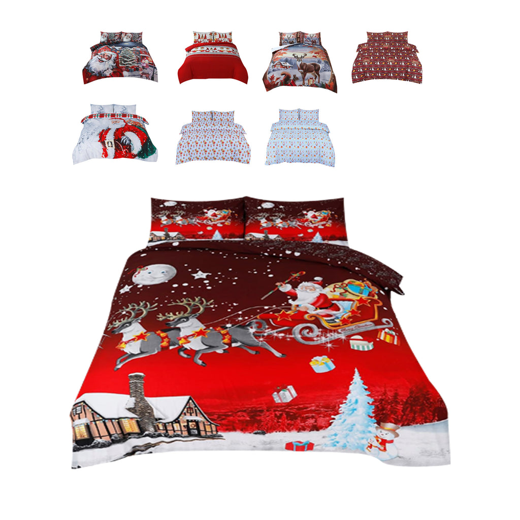 Limited Edition 3D Christmas Duvet Set | Festive, Cozy & Reversible - Cotton Haven