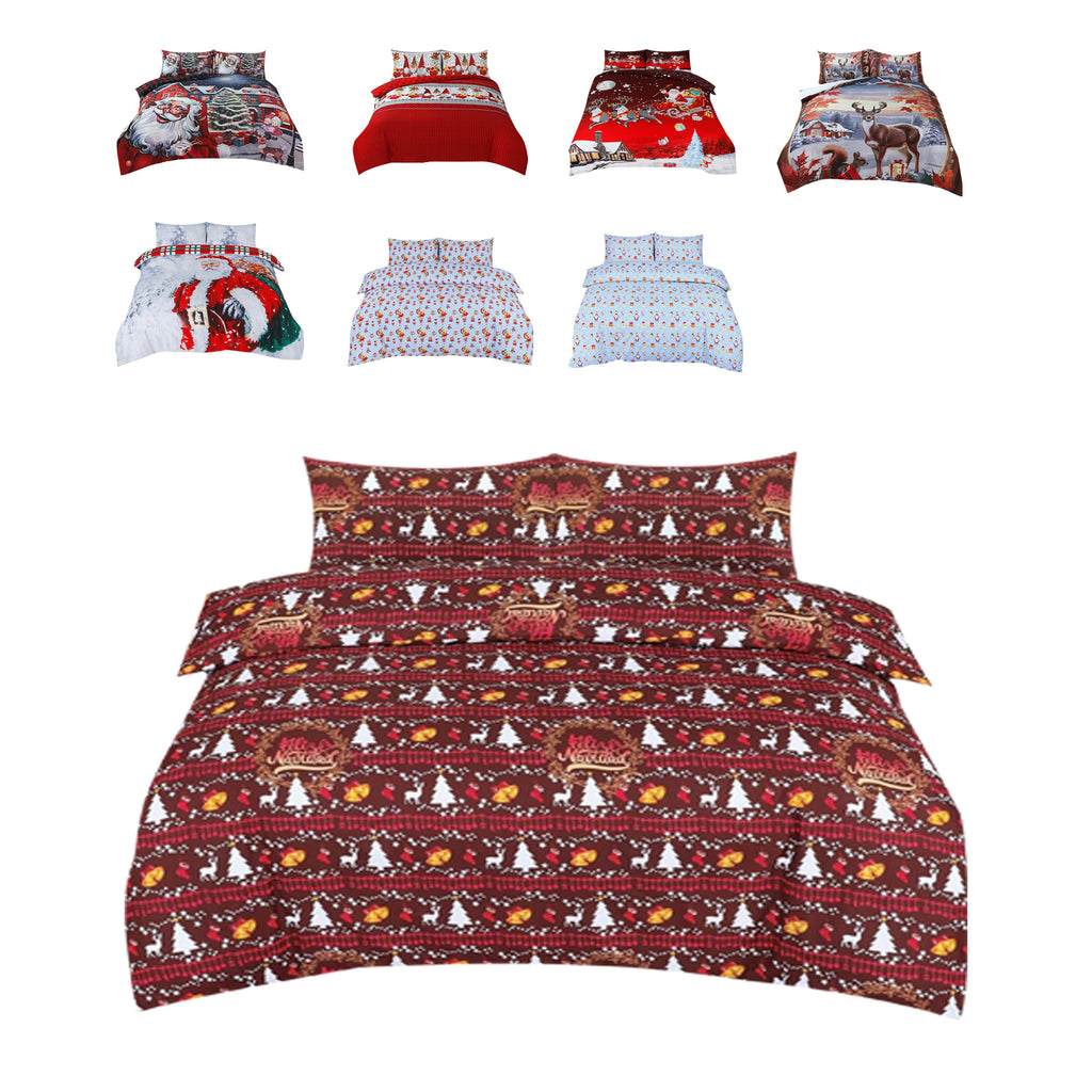 Limited Edition 3D Christmas Duvet Set | Festive, Cozy & Reversible - Cotton Haven