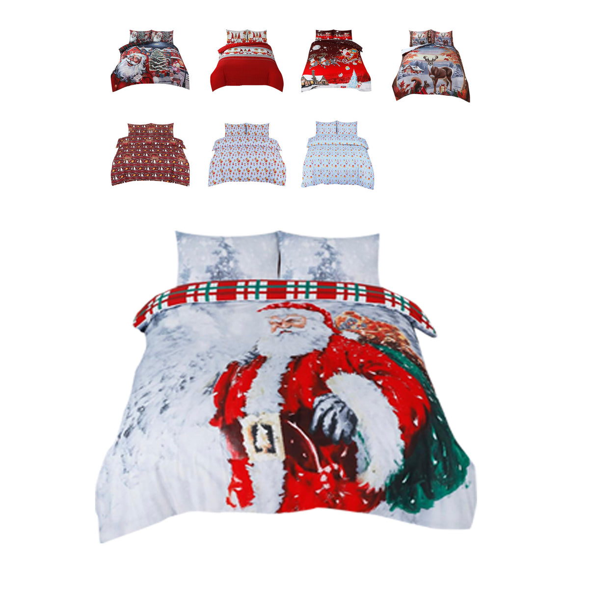 Limited Edition 3D Christmas Duvet Set | Festive, Cozy & Reversible - Cotton Haven