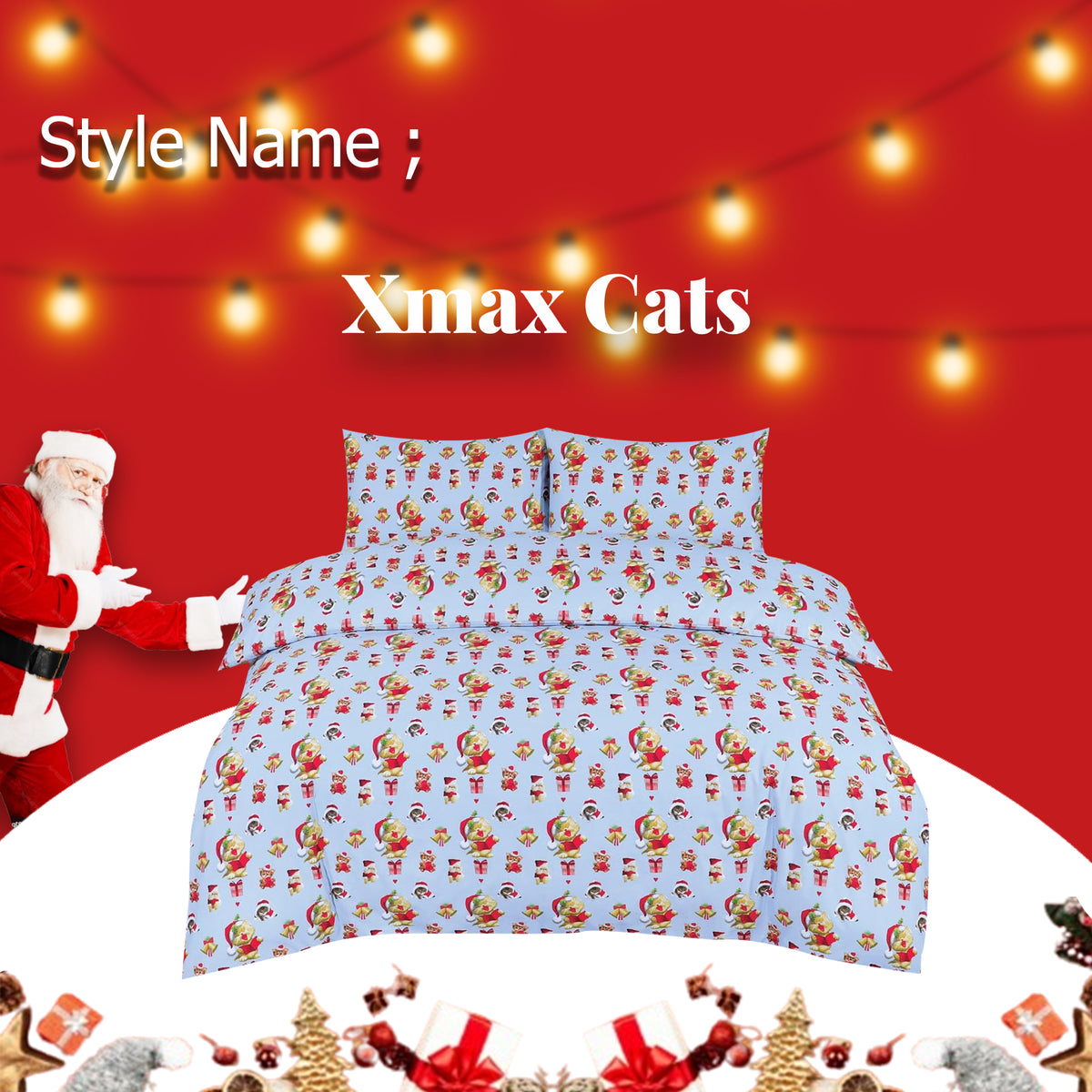 Limited Edition 3D Christmas Duvet Set | Festive, Cozy & Reversible - Cotton Haven