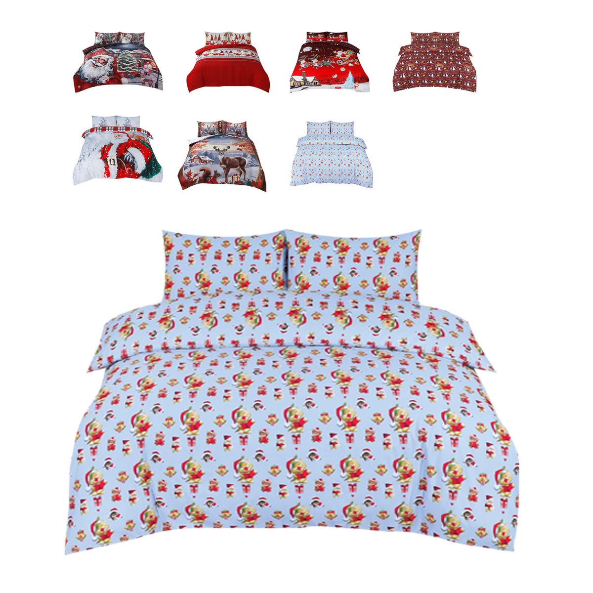 Limited Edition 3D Christmas Duvet Set | Festive, Cozy & Reversible - Cotton Haven