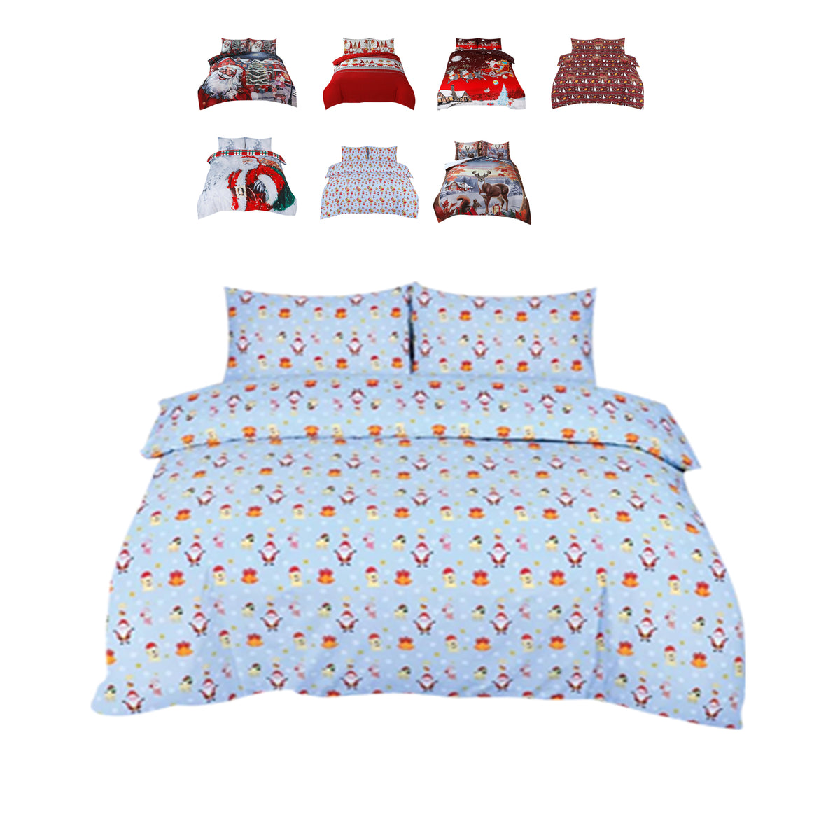 Limited Edition 3D Christmas Duvet Set | Festive, Cozy & Reversible - Cotton Haven