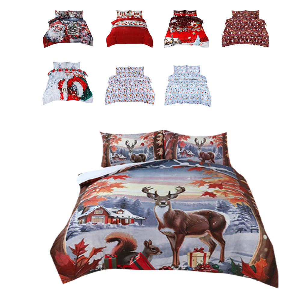 Limited Edition 3D Christmas Duvet Set | Festive, Cozy & Reversible - Cotton Haven