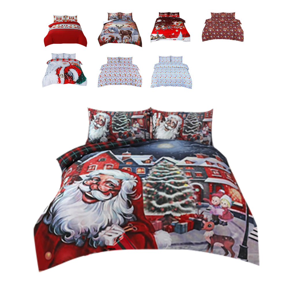 Limited Edition 3D Christmas Duvet Set | Festive, Cozy & Reversible - Cotton Haven
